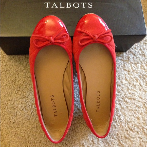 Flats Talbots , size 5.5. Worn several times