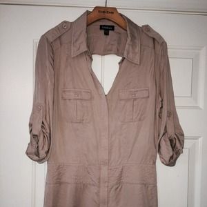 Bebe Khaki romper