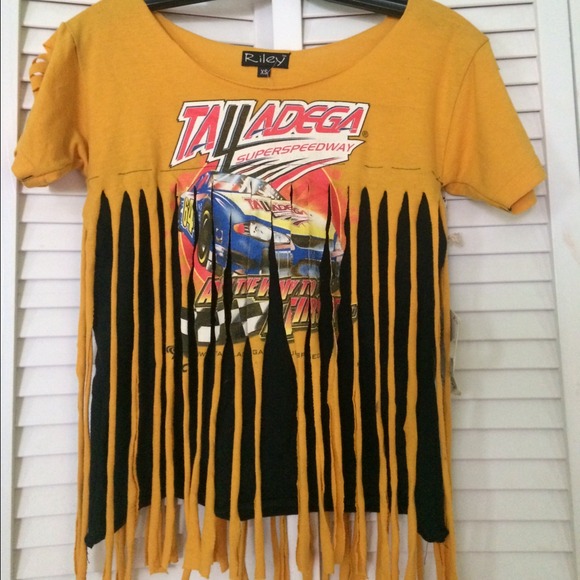 Max & Ginos Riley Fringe Racer Top - Picture 2 of 4