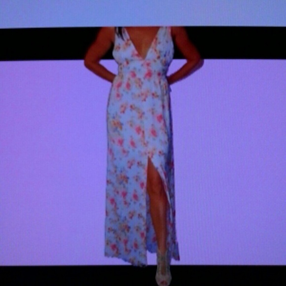 Full length floral dress from Europe