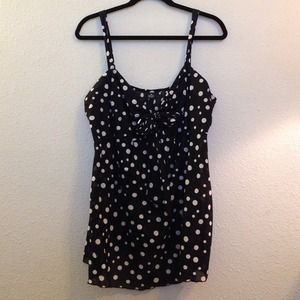Polka Dot Sleeveless Top