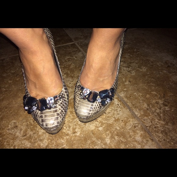 Beautiful jeweled pumps