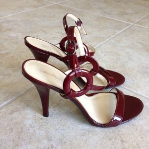 Wine colored heels