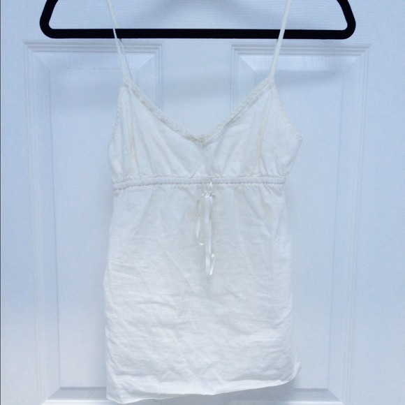 Cream Abercrombie Tank Top