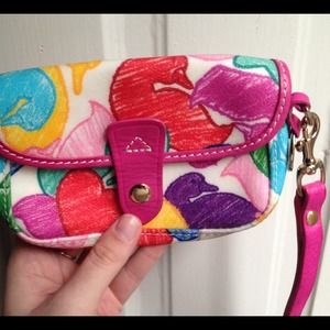 Dooney and Bourke duck wristlet