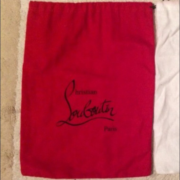 Red Christian Louboutin dustbag