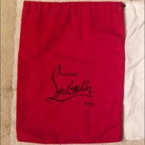 Red Christian Louboutin dustbag