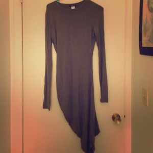 Venus green high-low dress