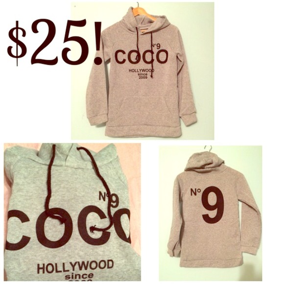 Sweaters - GREY COCO Hoodie No. 9