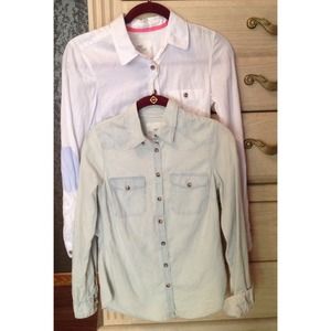 🚫SOLD🚫 Two H&M Button-down shirts