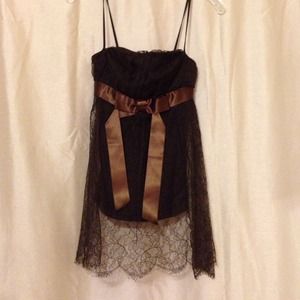 Sexy RED Valentino lace top