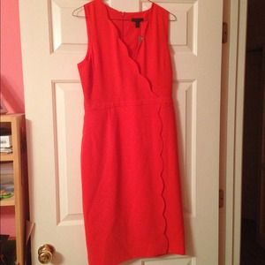 BNWT Jcrew scalloped dress