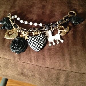 Betsey Johnson charm bracelet