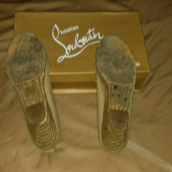 Christian louboutin Formentera espadrille!!! Taupe - Picture 2 of 4