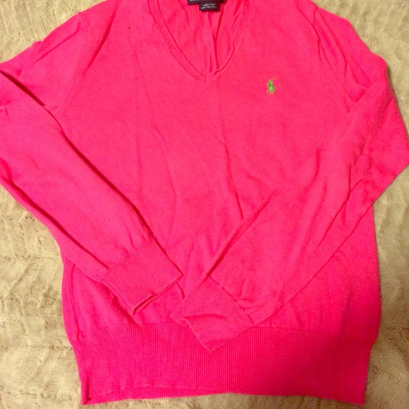 Women's Ralph Lauren v neck sweater