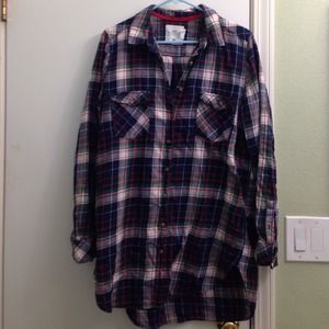 Blue/red/green H&M flannel