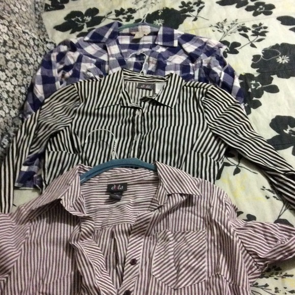 3 cute button ups !!!!