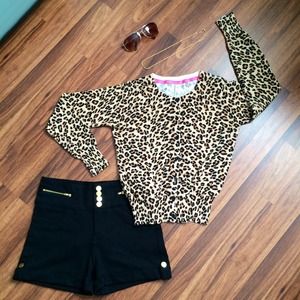 Leopard Print Cardigan