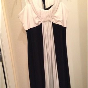 Black and white dress