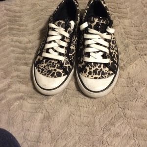 Black Leopard print Coach Barret Sneaker