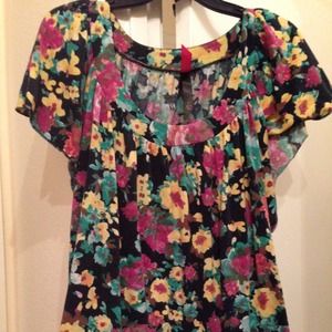 Flowery top