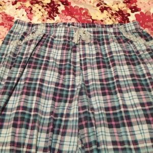 Plaid sleep pants