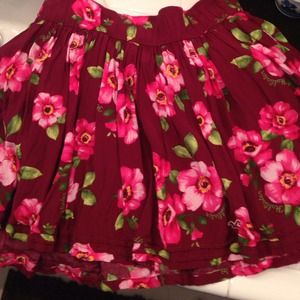 Floral Hollister skirt
