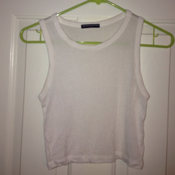 ❌SWAPPED❌Brandy Melville White Crop Top
