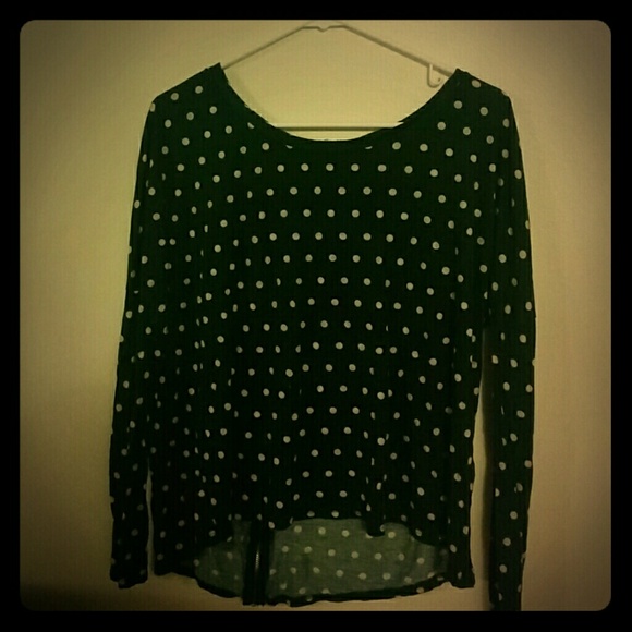 Zara deep green top