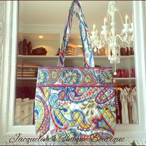 💰SOLD💰NWT Vera Bradley Tote Bag Marina Paisley