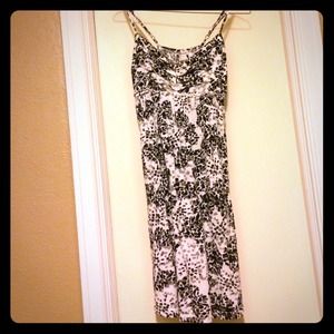 Black white and grey speckled billabong dress