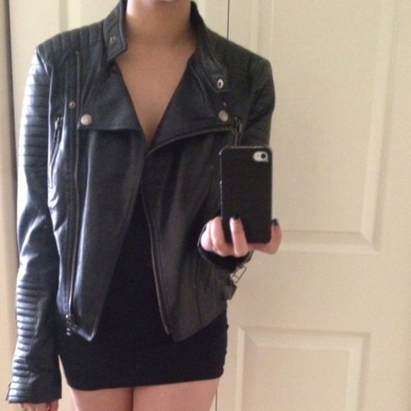 Rehab Jackets & Blazers - BUNDLED. Rehab Faux Leather Moto Jacket.