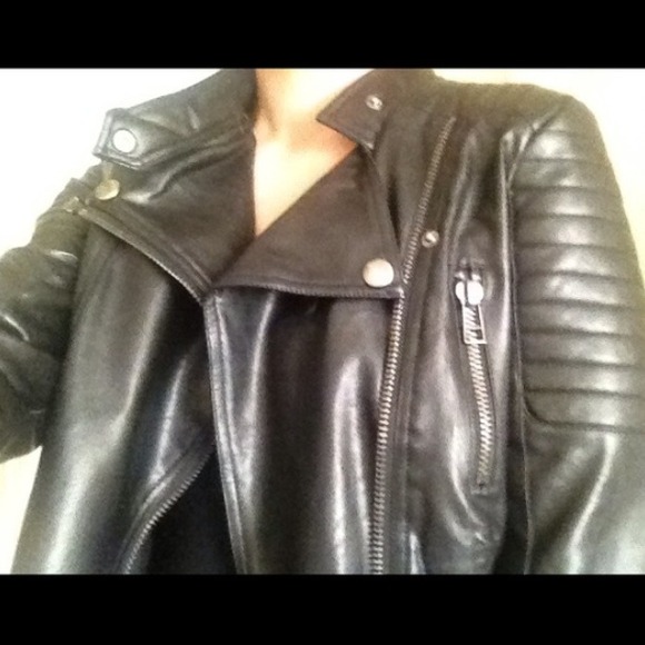 BUNDLED. Rehab Faux Leather Moto Jacket. - Picture 3 of 4