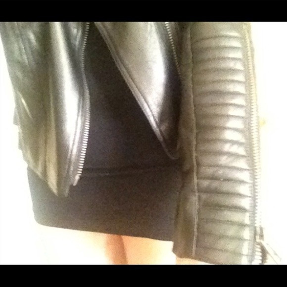 BUNDLED. Rehab Faux Leather Moto Jacket. - Picture 4 of 4