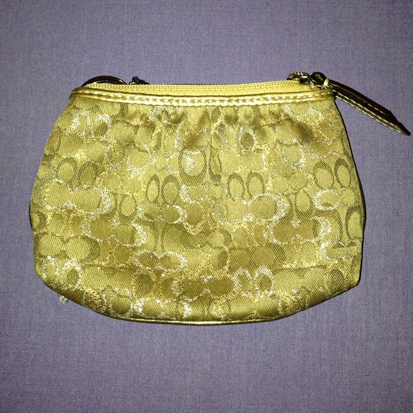 Authentic Gold Coach Coin Purse