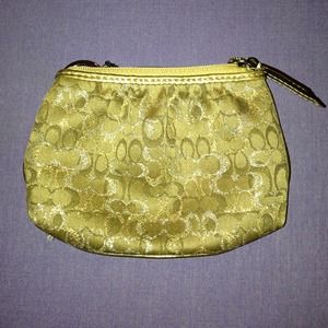 Authentic Gold Coach Coin Purse