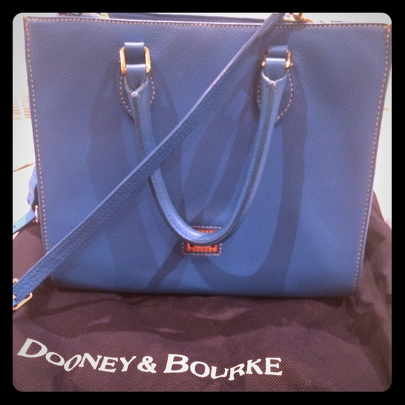 Dooney and Bourke bright blue purse