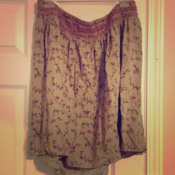 Floral skirt