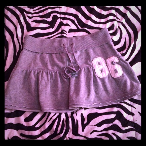 Grey Victoria Secret Pink Skirt