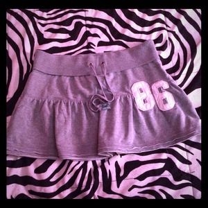 Grey Victoria Secret Pink Skirt