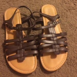 Brown sandals