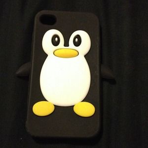Penguin iPhone 4s case