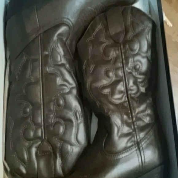 Madden Girl Dark Brown Cowboy Boots