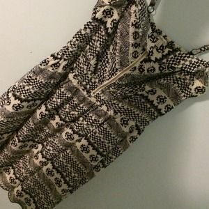 Charlotte Russe black and white dress