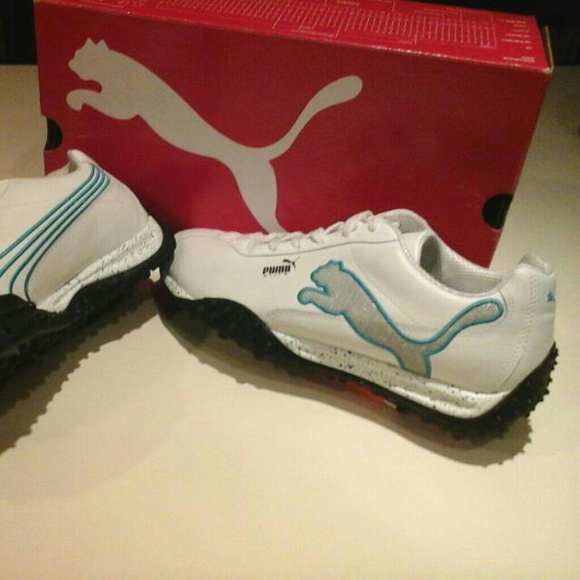 Like NEW Puma Elite Cat Metal Mesh Sneakers 9.5-10
