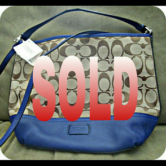 Coach SOLD EBAY-HW SIG CLR MTN Small Bucket NWT