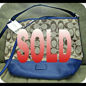 Coach SOLD EBAY-HW SIG CLR MTN Small Bucket NWT