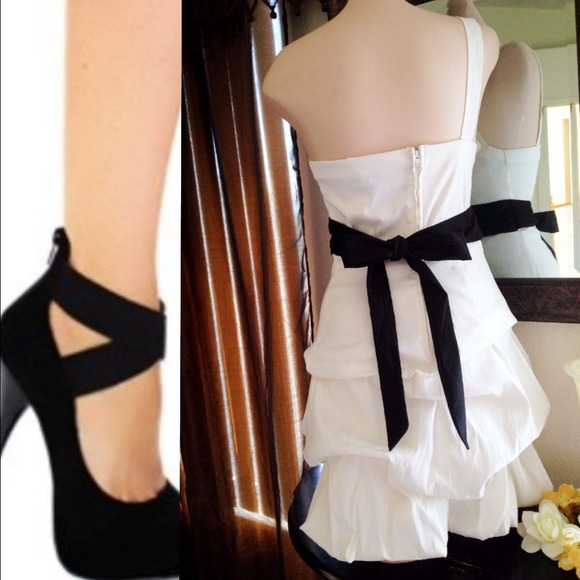 ๐ฅJodi Kristopher Off White Tufted Formal Dress ๐ฅ - Picture 4 of 4