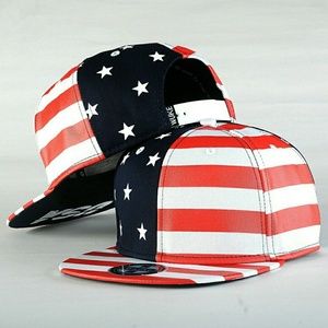 USA American Flag Snapback Hat NEW