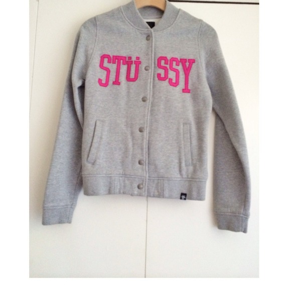 Stussy Varsity Jacket Style Sweater